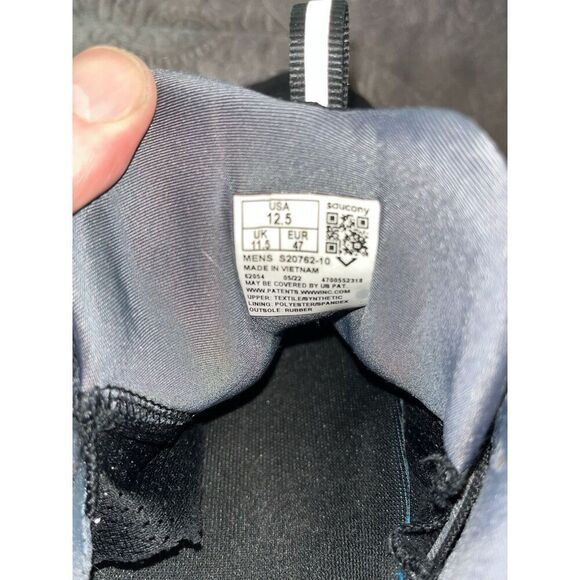 SAUCONY Men’s PWRRUN+ FormFit Black Engineered Mesh Running Size 12.5 - Picture 6 of 8